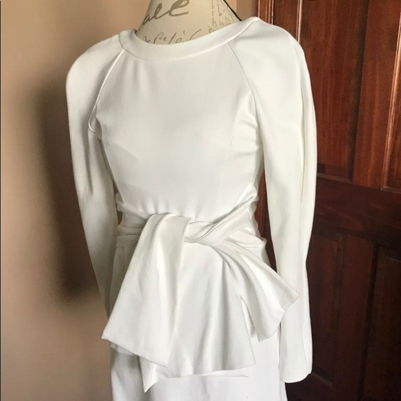 Revolve Lavish Alice White Long Sleeve Dress - Picture 4 of 7